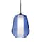 Besa Lighting Link Pendant, Blue/Opal, Bronze Finish, 1x9W LED 1JT-LINKBL-LED-BR - alternate 1